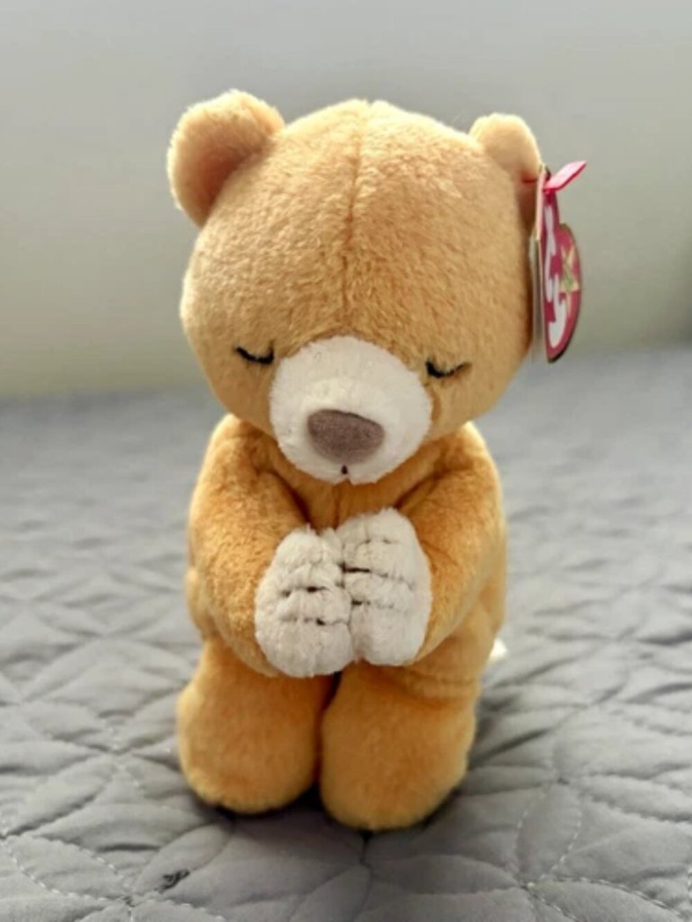 Ty Beanie Babies Hope Bear Praying Plush Stuffed Animal 1998 Vintage